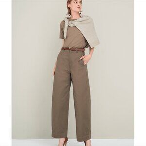 Uniqlo U wide fit curved pant